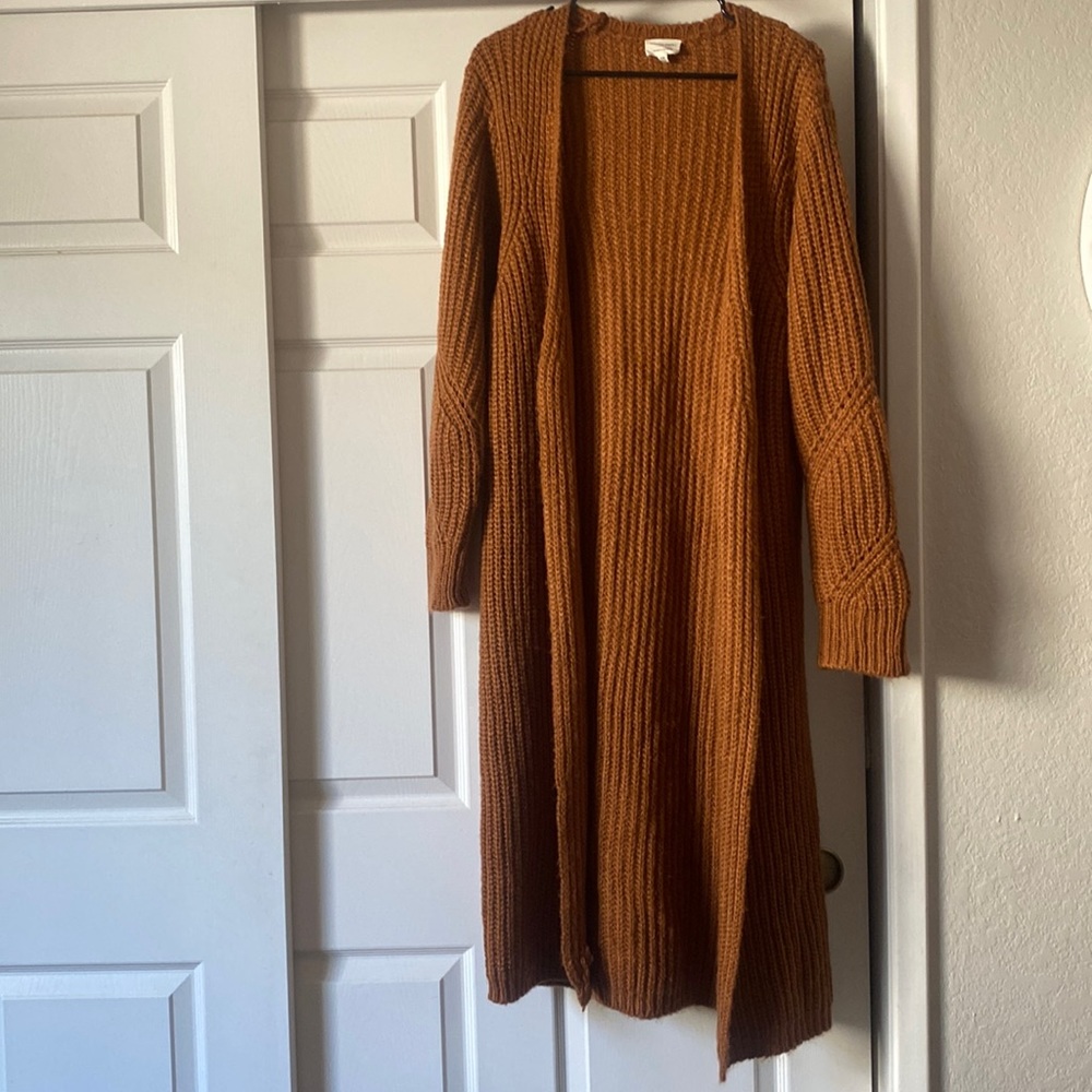 Heavy knit cardigan